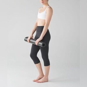 Lululemon Flow & Go Cropped Black Compression Leggings 4 6